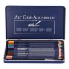 Sunisfa Watercolor Pencils Colored Pencils Colouring Water Color Wooden Pencil Set 3.8mm Thick Core Rich Color Mixing Dry and Wet in Tin Box for Adults Children Artists (water soluble)