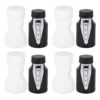 Sunisfa Wedding Bubble Bottles Bride Groom Bubble Bottle Groom Wand 26PCS Mini Party Bottles with Bride and Shape for Wedding Anniversary Engagement