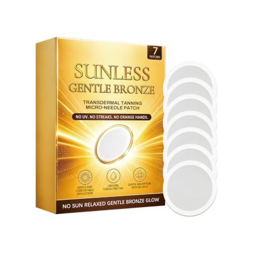 Sunless Tanning Patches for Body, Transdermal Tanning Patch for Instant Bronze Glow, Breathable Self Tanning Stickers, Sun Free Glow Patches for Outdoor Summer, Lightweight Skin Care