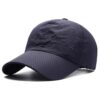 Sunscreen Breathable Baseball Cap for Men and Women (Navy blue,One Size)