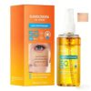 Sunscreen Oil Body Sunscreen Spray, Outdoor Beach Daily Sun Block, Waterproof Refreshing Non Greasy, Portable Gentle Formula for Face & Body, 3.38 fl oz