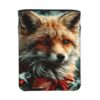 SUNZHI Red Fox Winter Holly Christmas Book Sleeves Zipper 11.8X9In