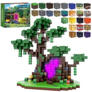suohayu 180PCS 0.8in Toy Magnetic Blocks - Light Up Magnetic Building Blocks, Magnet Cubes Toys Set for Kids 3+, STEM Sensory Learning Toys, Christmas Easter Birthday Gifts for Boys and Girls