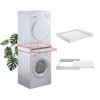 Superior Electronics Tower Pro Washing Machine and Dryer Corner Kit Stand for Stacking Washing Machine and Dryer with Pull Out Shelf SUPSLW001 [Energy Class A+++]