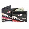 SUPERVEK Hypebeast Shark Tyvek Wallet Bundle – Slim Minimalist Cardholder and RFID Blocking Bifold Streetwear Wallet 2-Pack Set