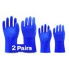 Supsebo 2ps Heavy duty dishwashing Gloves with heat-resisting, Kitchen Dishwashing (2-Pairs, XL)