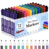 SUQJOY Dry Erase Markers Chisel Tip 72 Pack 12 Colors Whiteboard Markers for Office Meetings Presentations Bulk Set