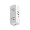 Surge Protector Power Strip with 4 AC Outlets 2 USBA Ports and 1 USBC Port Multi Plug Splitter for Home Office Essentials