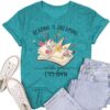 SUWATOIN Book Shirts for Women Reading T-Shirt Book Lover Bookworms Tshirt Teacher Tee Tops