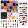 SVKN 1900 Pcs Halloween Mix Beads for Jewelry Making