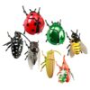 SVORTEKA Pcs Wind Up Bugs Toy, Simulation Clockwork Insect Model Set Realistic Moving Bug Figurine for Toddler Crawl Learning and Nature Cognition Skill Development