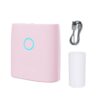 SVORTEKA Thermal Printer Ultra Compact Inkless Receipt Label Photo Note Printer Wireless Bluetooth Connection for Smart Devices Office Travel ABS Plastic 3.3in X 3.3in X 1.6in