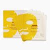 SWEET JULY SKIN Pineapple Punch Hydrating Face Mask, Hydrogel Sheet Mask with Niacinamide, Panthenol, Hyaluronic Acid and Pineapple Fruit Water, 5 Count