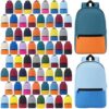 Sweetude 60 Pcs Student Backpacks Bulk 16 Inch School Bookbags for kids, Lightweight Backpack for Classroom, Outdoor, Charity, Back to School Supplies, Assorted Colors