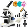 SWIFT Microscope for Adults 80X-2000X Compound Monocular Kit