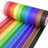 SWRT Colored Masking Tape 12-Pack, 1 Inch x 55 Yards, 12 Colors