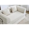 swxlylsfq Convertible Sleeper Sofa Bed, Corduroy Folding Mattress Couch with Fixed-Shape Frame, Floor Sofa Lounge Couch Boneless Sofa for Living Room Bedroom