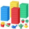 Syhood 30 Pcs 42oz Colorful Reusable and Non Drying Modeling Clay Bulk Plastilina Modeling Clay Gift Set for DIY Sculpting Classroom Arts and Crafts Projects Play