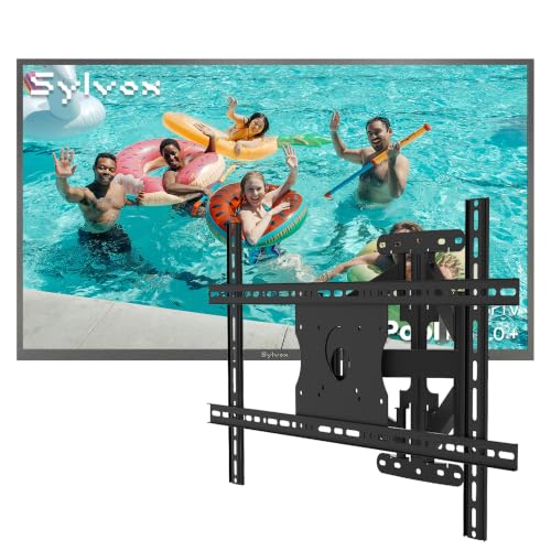 SYLVOX 65" Outdoor TV with Wall Mount, 2000 Nits Full Sun Outdoor TV for Bright Outdoor Conditions, 4K UHD HDR10, IP56 Weatherproof, Anti-Glare Matte Screen, Dolby Atmos, Smart Google TV