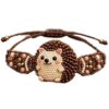 Synvexor DIY Beaded Bracelet Making Kit,3D Animal Bead Craft Kit for Beginners,Creative Jewelry Supplies with Charms and Beads,Adults & Craft Lovers,Full-Color Instruction Sheet(Hedgehog)