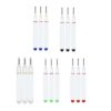 Synvexor Long Nib Marker 15 Pcs, 20 Mm Long Head Deep Hole Marker Pens, Fine Nose Tip Deep Reach Permanent Paint Markers for Metal, Marking Pen for Drilling, Carpenter, Woodworking, Construction