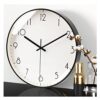 SYUKMH Creative wall Clock, Battery Operated, Retro Round Wall Clocks Decorative for Living Room Kitchen Home Office 12inch Decoration