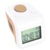 Syutokul Finger Counter Ring, Swim Lap Counter – Portable Clicker Counters with Luminous Screen & 6 Data Records, White.