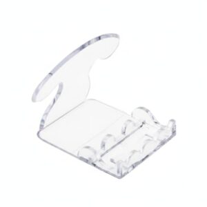 Syyavrrta 11.8 x 7.9 x 3.9 Inch Acrylic Bracelet Display Stand, Clear Jewelry Tower for Bangles and Cuffs, Open-Frame Organizer for Retail Counter or Vanity