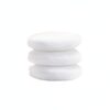 Syyavrrta 1 Pack Pink Flocked Cotton Powder Puff, Round Loose Setting Powder Applicator for Face Makeup
