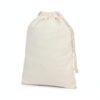 Syyavrrta 5.9 x 3.9 Inch Canvas Drawstring Bag, Small White Pouch for Painting, Stamping, and Gift Favors (1 Piece)
