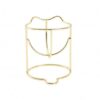 Syyavrrta Beauty Enthusiasts Iron Makeup Puff Stand, Vertical Sponge Organizer for Vanity and Bathroom Counter Storage