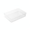 Syyavrrta Desk Drawer Organizer for Office Supplies, Transparent PET Storage Bin