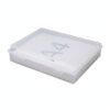 Syyavrrta Desktop & Drawer Organization, Clear PP Plastic Document Storage Box with Lid for Certificates and Art Prints (1 PC)