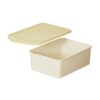 Syyavrrta Drawer Organizer Bins with Lids, Compartmentalized PP Plastic Storage Boxes for Clothes and Accessories, 3-Pack Set