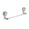 Syyavrrta Easy Install No-Drill Telescopic Towel Rack with Suction Cups, Adjustable Stainless Steel Bar for Showers, Fits 17.7 to 19.7 Inch Spaces