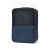 Syyavrrta Keep Shoes Separate: Breathable Cotton Storage Cube for Travel & Closet, 11.8 Inch Foldable Organizer (Navy)