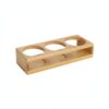 Syyavrrta Kitchen Counter Spice Organizer, Slim Bamboo Wood Seasoning Rack for Stove Side, 2-Inch Depth (1 Pack)
