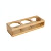 Syyavrrta Kitchen Counter Spice Organizer, Slim Bamboo Wood Seasoning Rack for Stove Side, 2-Inch Depth (1 Pack)