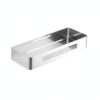 Syyavrrta Maximize Shower Space with Wall-Mounted Corner Caddy, 304 Stainless Steel Toiletry Organizer with Spray Plastic Finish, 9.1 x 4.7 x 2.4 Inch