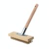 Syyavrrta Multipurpose Long Handle Scrub Brush with Wood Handle and Synthetic Bristles for Bathroom, Tile, and Corners