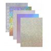 Syyavrrta Protect and Decorate Crafts with A4 Self-Adhesive Cold Lamination Sheets, Polka Dot BOPP Film for Cards and Stickers, 50 Pack