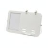 Syyavrrta Quick-Setup Metal Calendar Stand for Desk, Easy Upright Display for Photos and Cards, Slim White Organizer with Weighted Base
