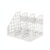Syyavrrta Sort Mail and Documents with This 3-Slot Portable File Organizer, PP Plastic Desktop Storage Rack with Handle