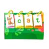 SZYDD Phonics Flipping Charts with 80 Double Sided Cards Early Learning Flashcards Language Teaching Aid for Preschooler