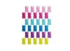 Taba Jelly Stickers Gummy - 3D Puffy Reusable Sticker Pack for Crafts, Scrapbooking, Decorating & Collecting - Assorted Shapes & Bright Colors with Easy Peel Design for Creative Play