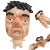 Taba Squishy Skin Squeeze Toy, Realistic Face Squishy Fidget Toys, Stress Relief Toys for Kids & Adults, Ultra Soft Mochi Sensory Stress Toys, Fun Anxiety Relief Party Favors Birthday Gifts