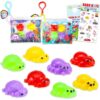Taba World Mini Squishy Toys Set - 8 Pc Bundle with 4 Ladybug and 4 Spider Stress Relief Squeeze Fidgets Plus Stickers, More | Taba World Squishy Fidget Toy Party Favors for Boys, Girls