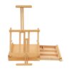 Tabletop Easel Box with Storage Adjustable Beech Wood Artist Easel