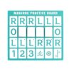 Tabletop Mahjong Learning Board for Beginners, Practice Board for Piece Arrangement, Home Table Play and Hobby Use Mahjong Setup Tabletop Trainer Learning Accessory Home Game Room Drill Hand Layout
