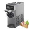 Tabletop Soft Ice Cream Machine, 4-5L/H Yield Countertop Single Flavor Maker, Automatic chilled Yogurt Ice Cream Dispenser with Food-Grade Stainless Steel Liner